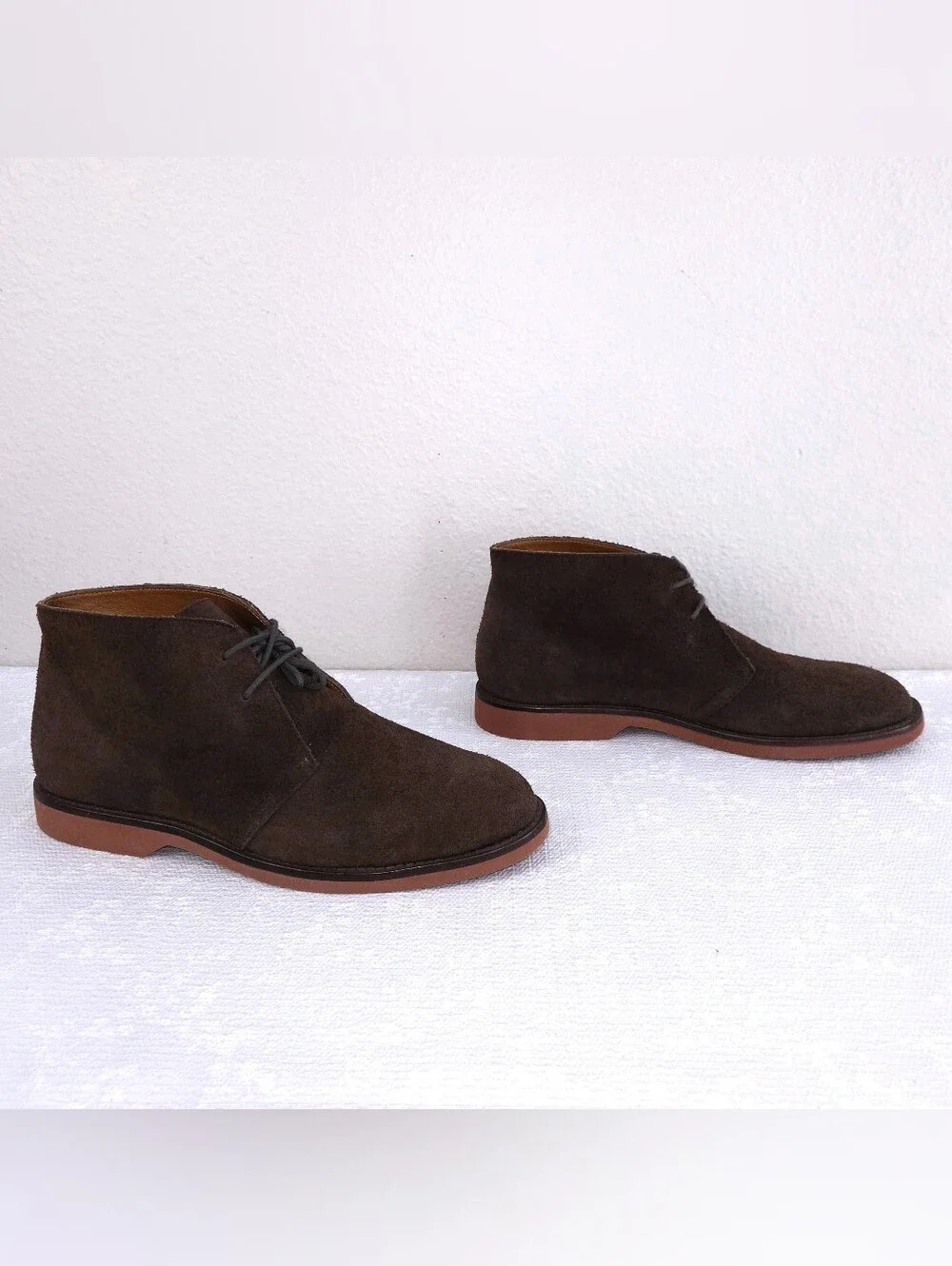 POLO Ralph Lauren Brown Suede Chukka Boots Men's US 10 D Vibram Sole